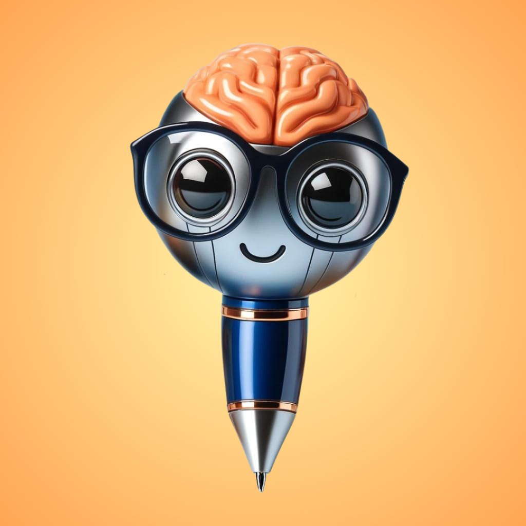 comic smart pens: a pen with a brain and looking smart
